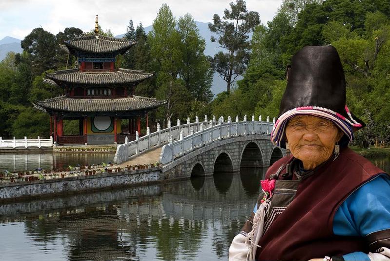 la gardienne de la pagode de Lijiang