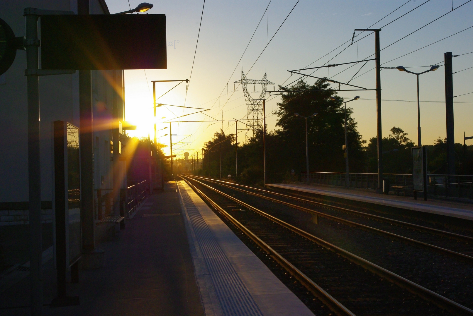 La gare...