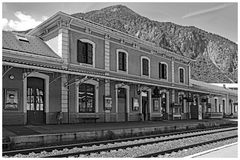 la gare aux deux visages.....: moutiers, savoie