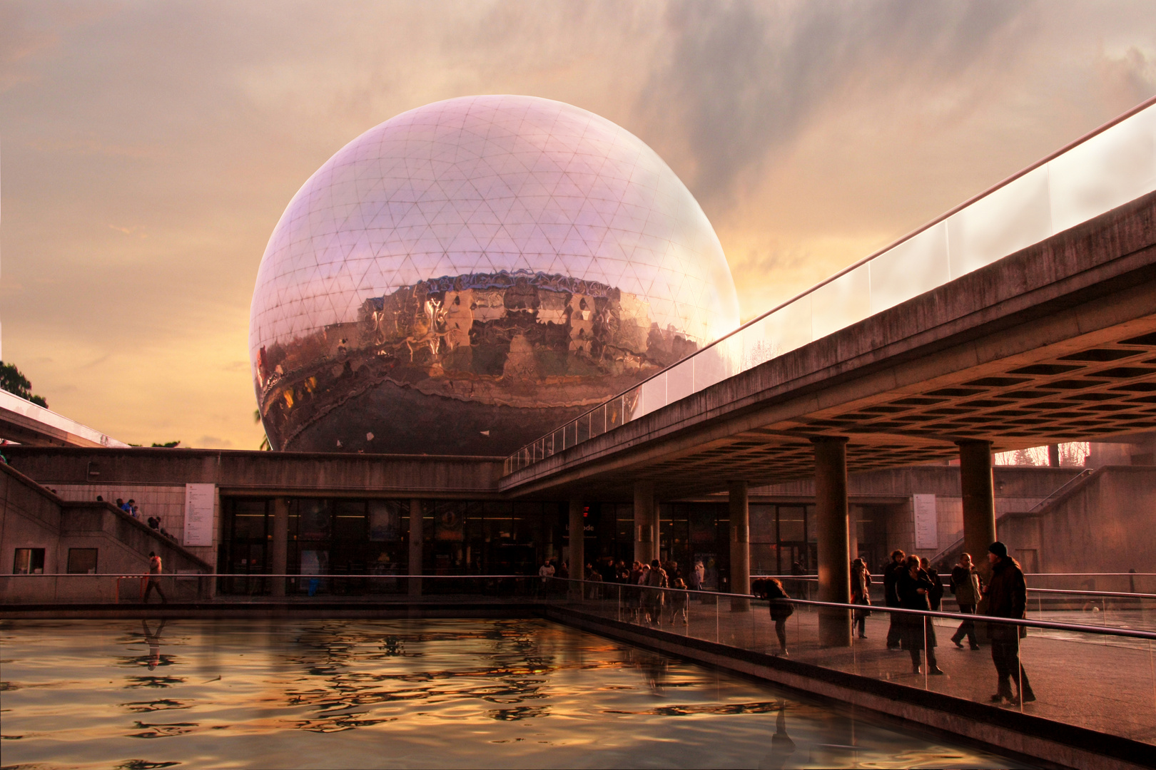 La géode au parc de La Villette