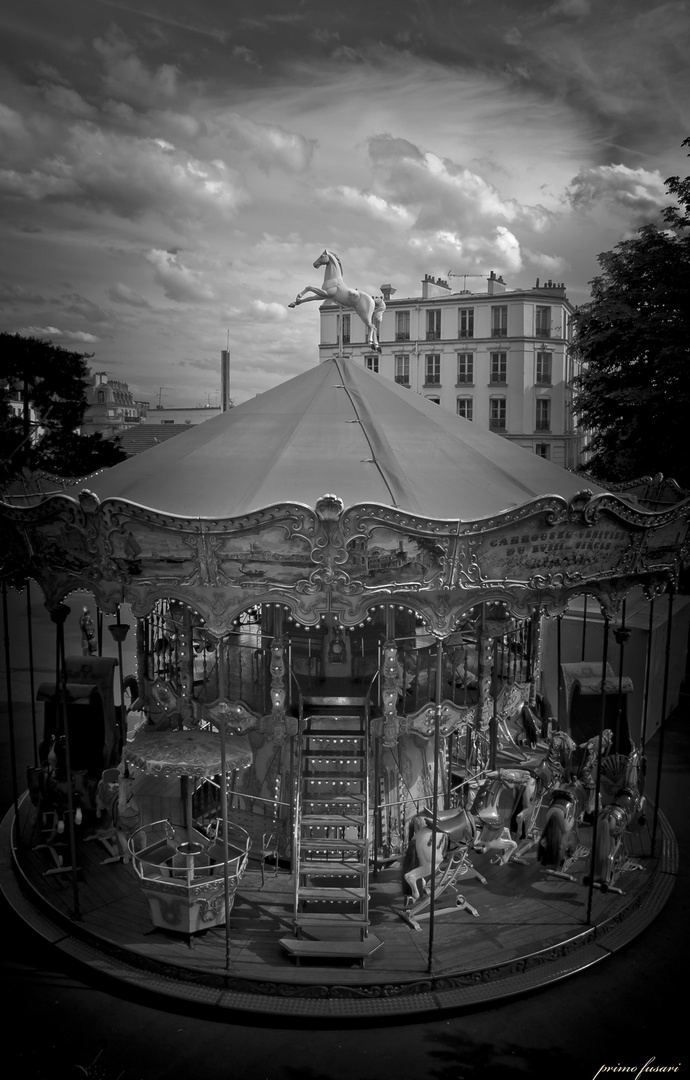 La giostra di Montmartre