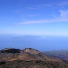 La Gomera aus ca. 3500 m Höhe und knapp 35 km Entfernung