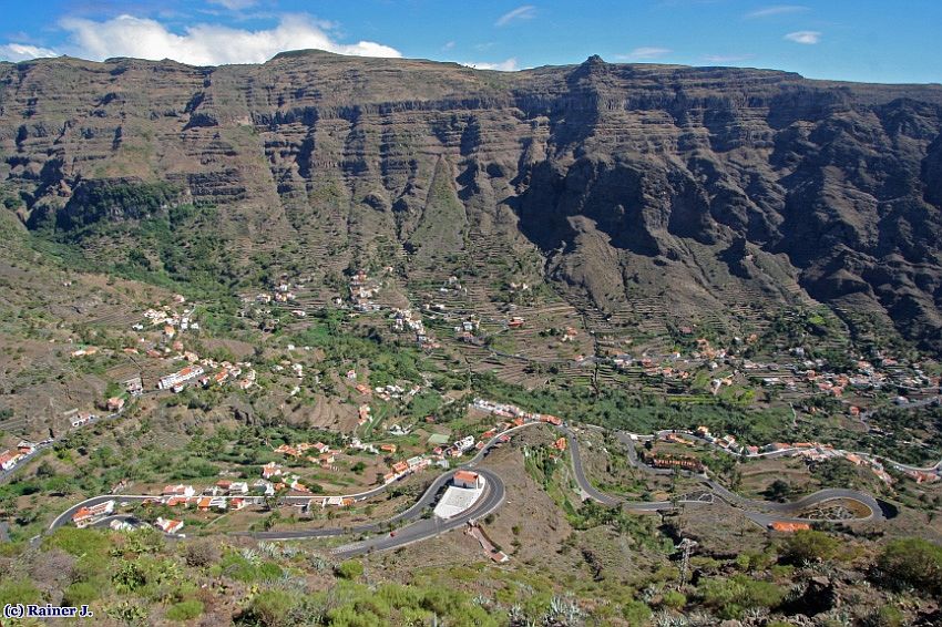 La Gomera - Blick ins Valle Gran Rey