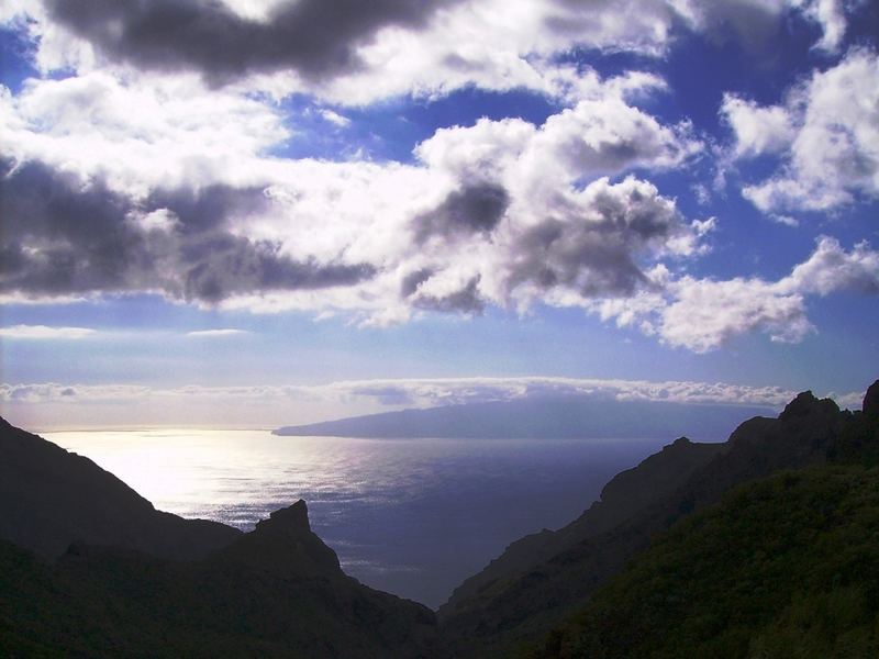 La Gomera desde Tenerife.