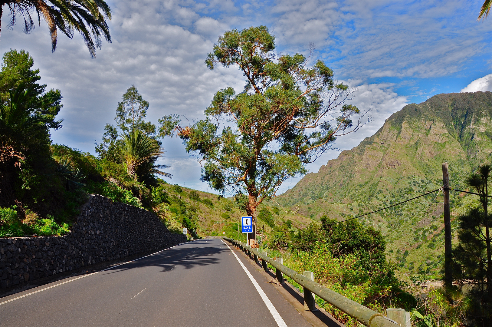 La Gomera , Eine Strasse