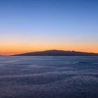 La Gomera im Sonneuntergang