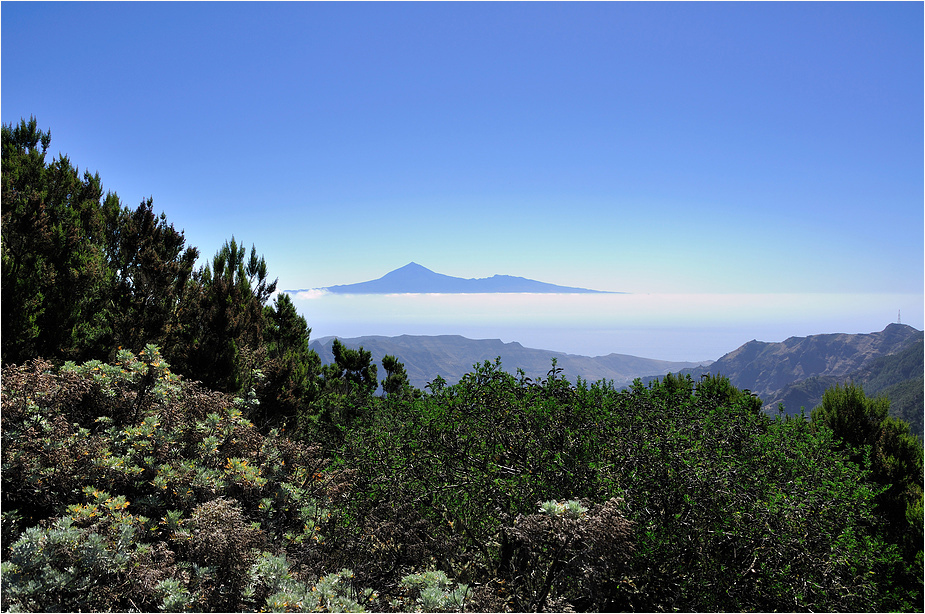 La Gomera _ mit Blick auf Teneriffa und Pico del Teide