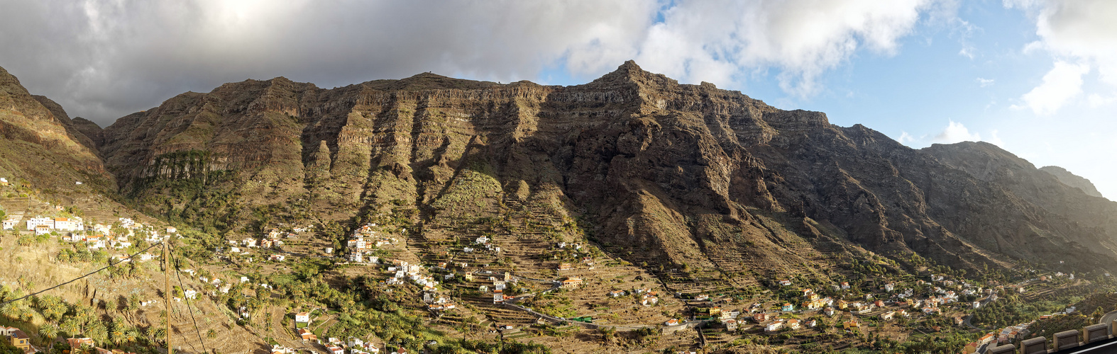 La Gomera Panorama vom Valle Gran Rey