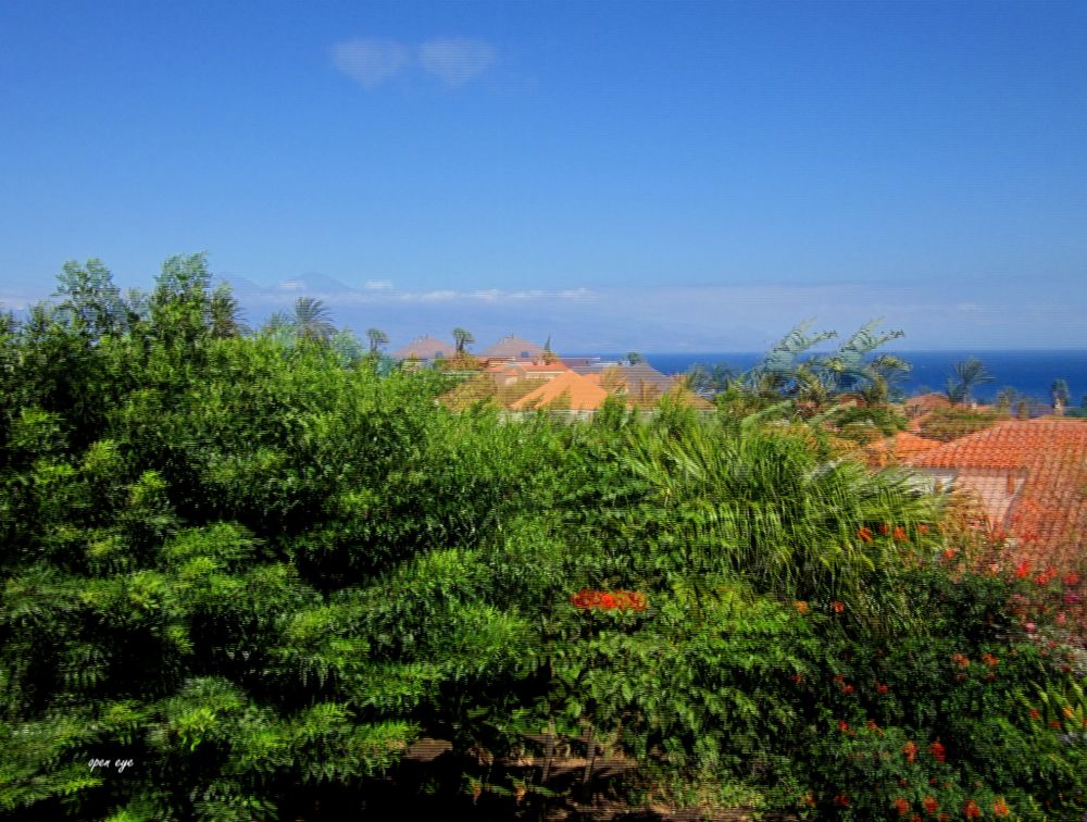 La Gomera  San Sebastian -  3D Intertlaced Bild an einem Polfilter Monitor oder 3D TV anschauen.