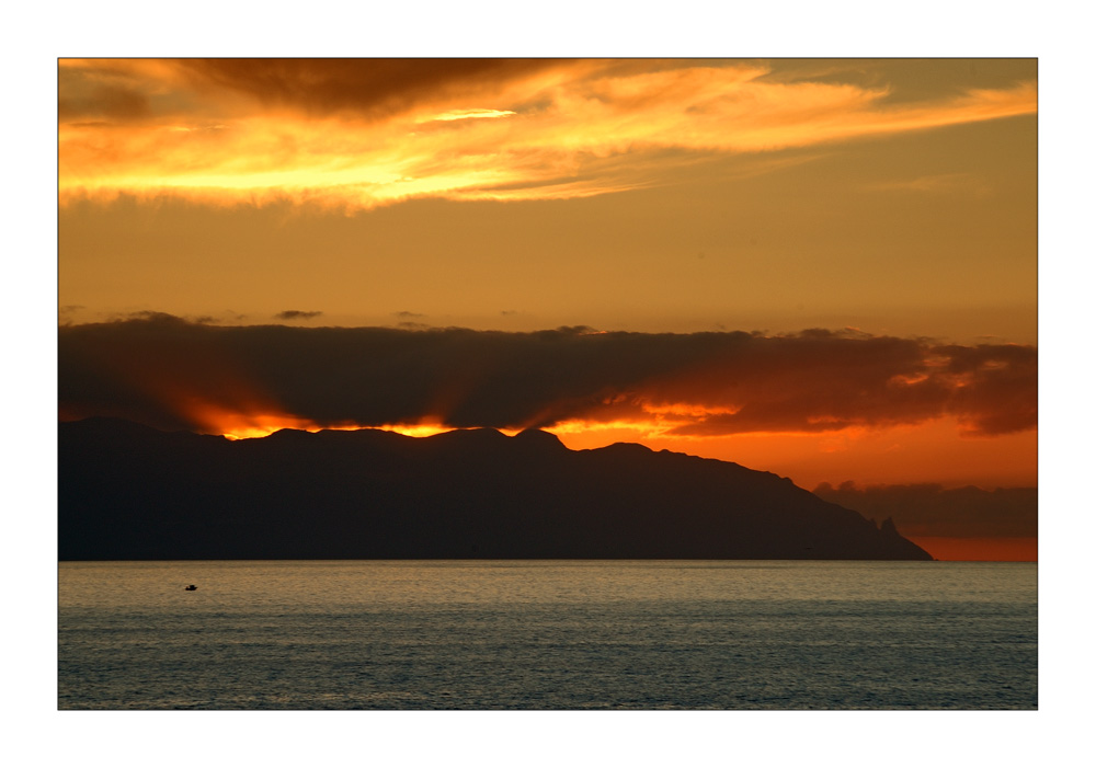 La Gomera: Sunset - Sonnenuntergang