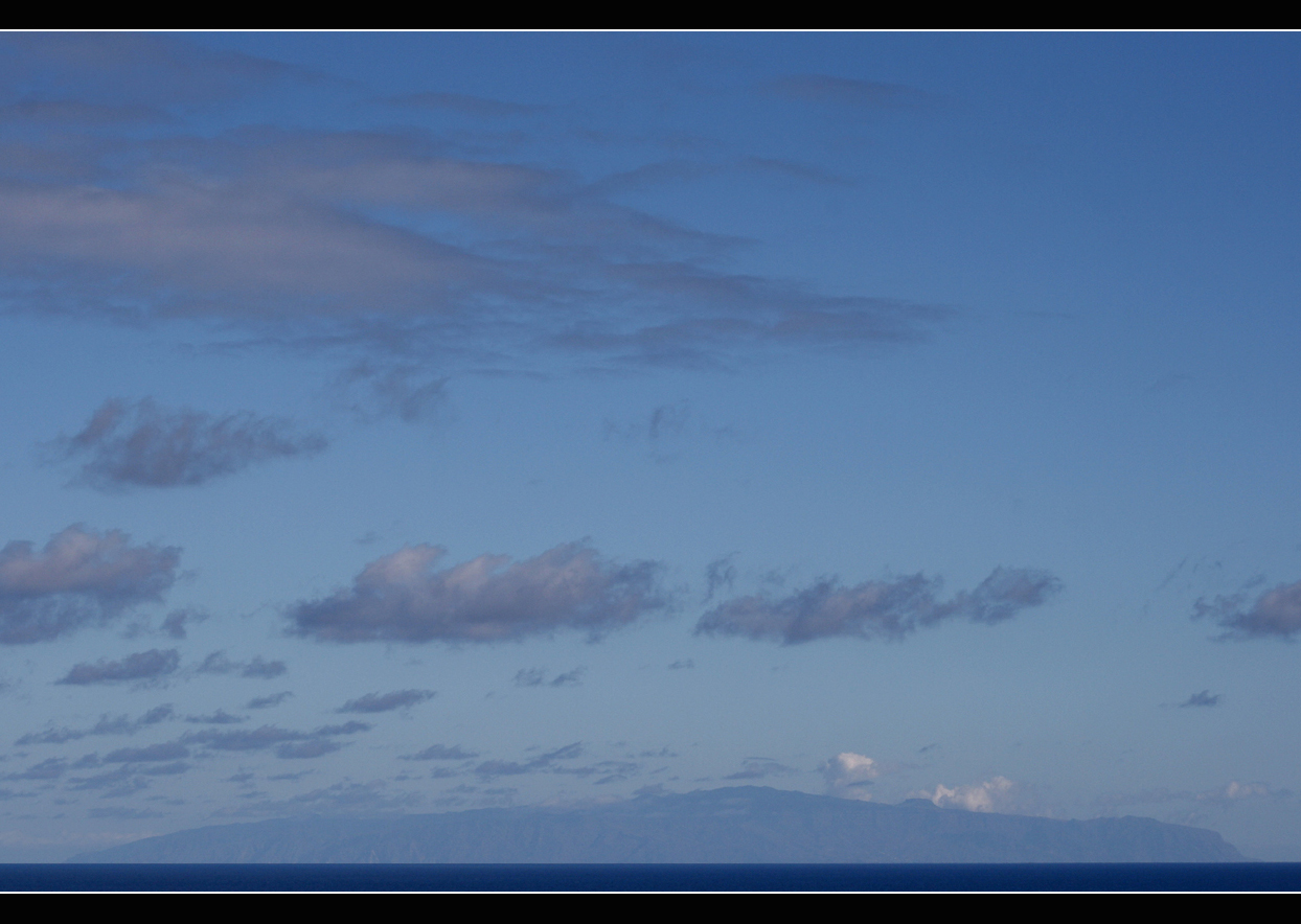 La Gomera von La Palma aus gesehen