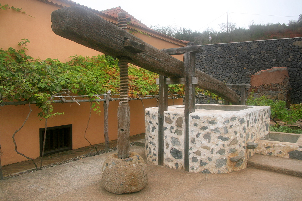 La Gomera: Weinkelter