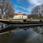 La Gondola Barocca im Hofgarten der Schlossanlage Schleißheim
