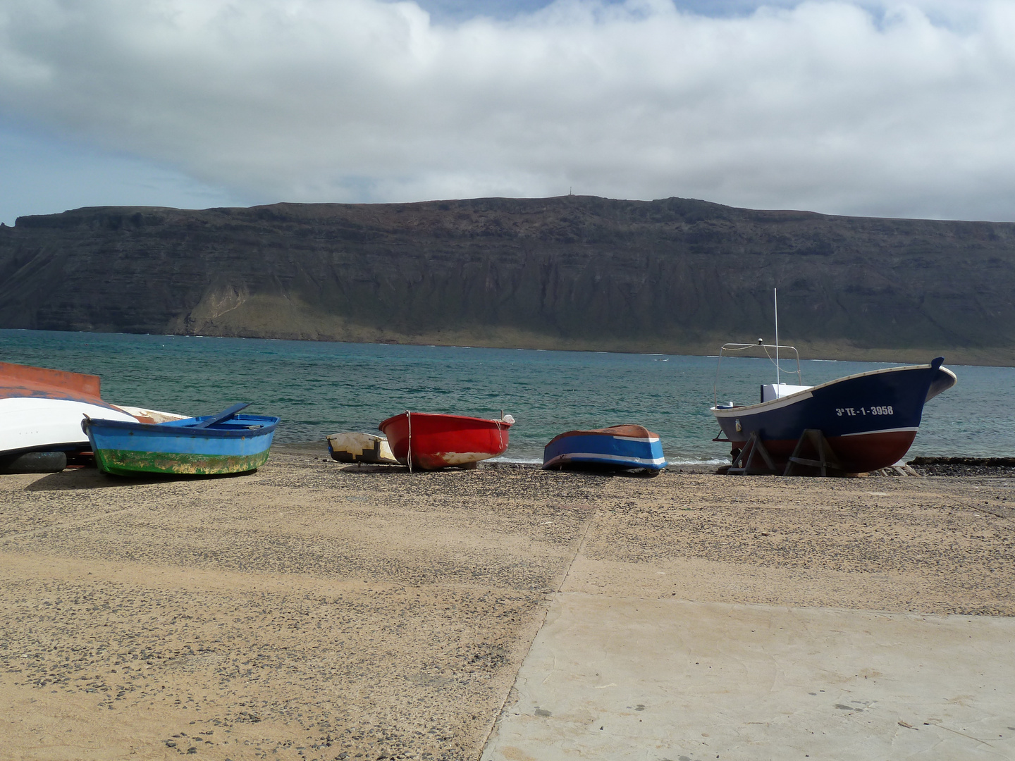 La Graciosa Blick nach Lanzarote