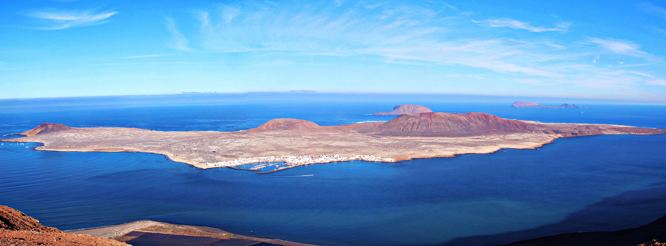 La Graciosa von oben