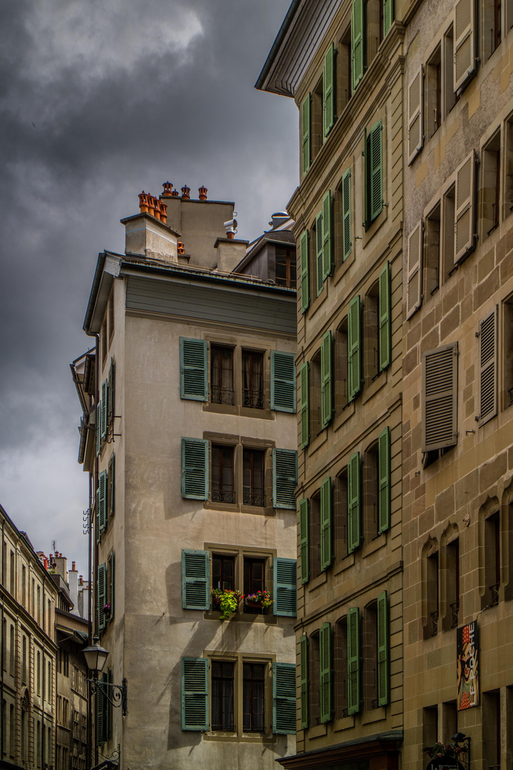 La Grand-Rue, dans la vieille ville de Genève.