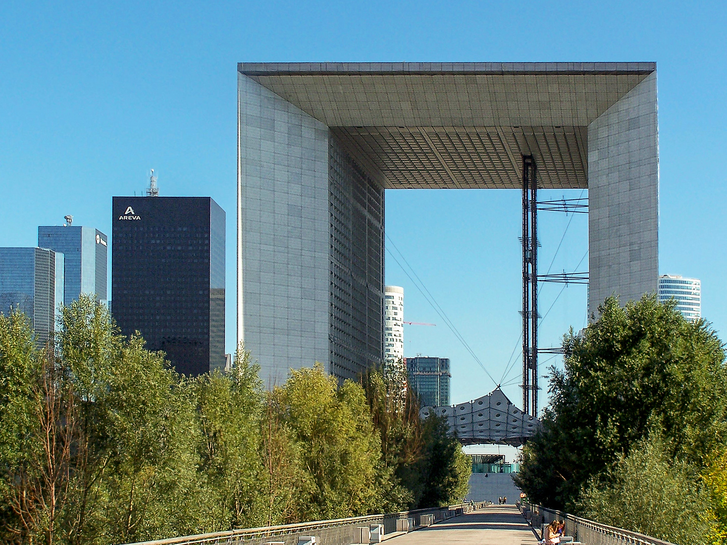 La grande arche . 