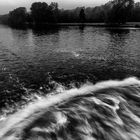 la grande cascade et le grand canal un matin de grisaille