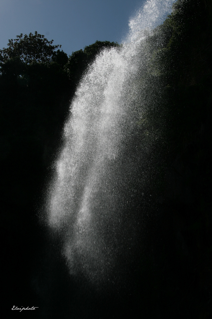 La grande cascade - le débit  - 