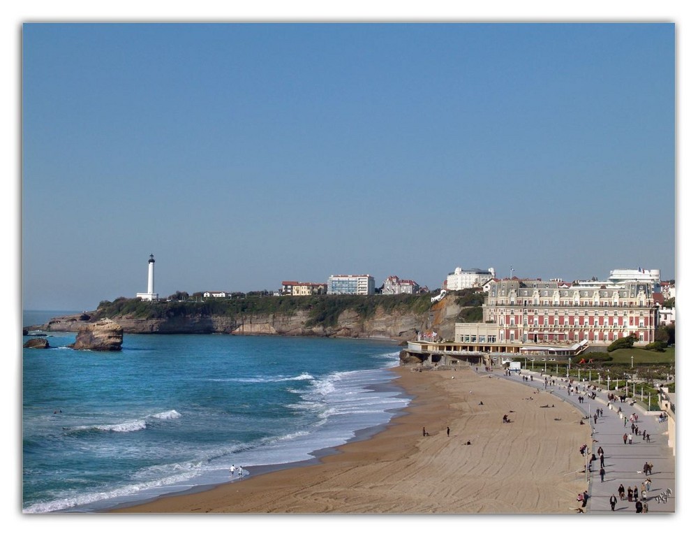 La Grande plage de Biarritz photo et image paysages, mers et océans