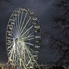 La grande roue de Parker’s Piece la nuit  --  Das Riesenrad von Parker’s Piece in der Nacht