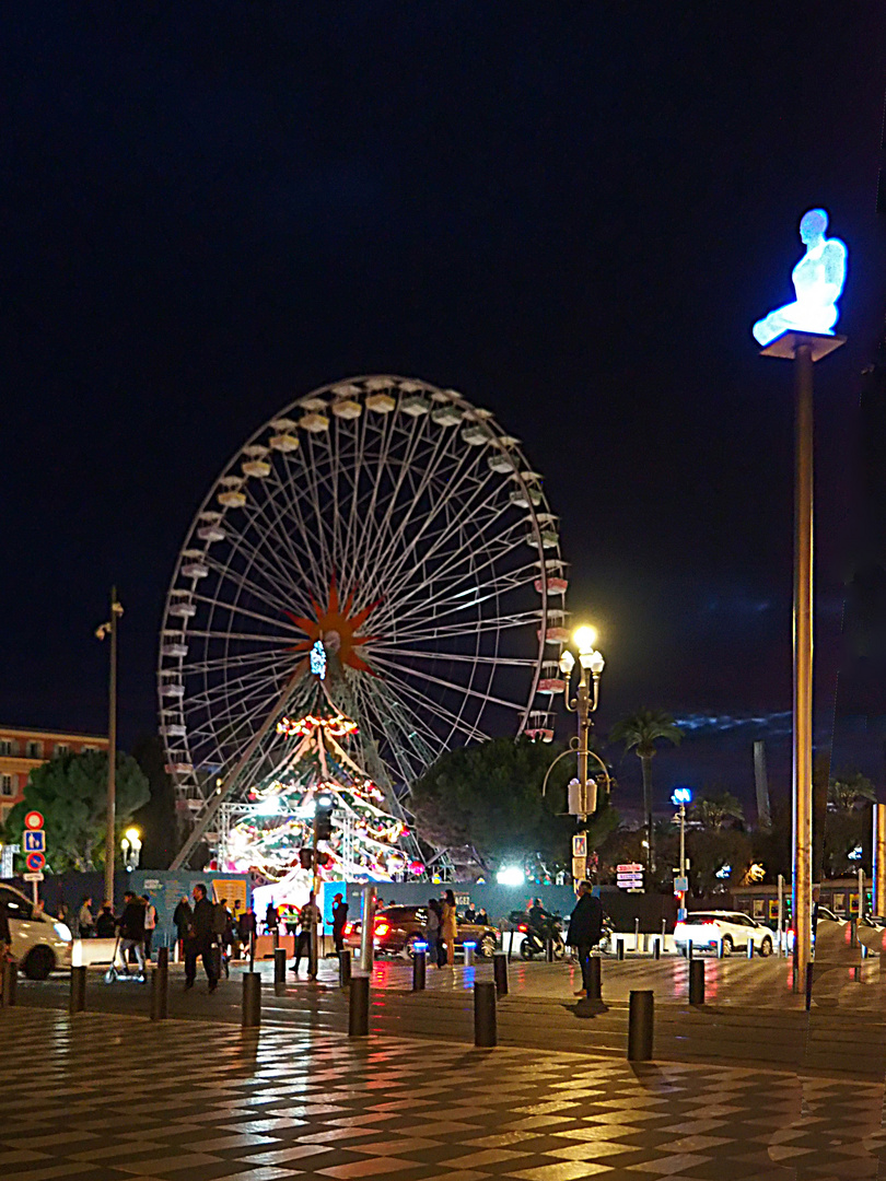 La grande roue la nuit