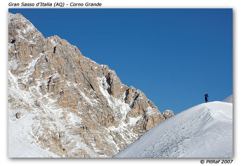 La grandezza della montagna ... la piccolezza dell'uomo