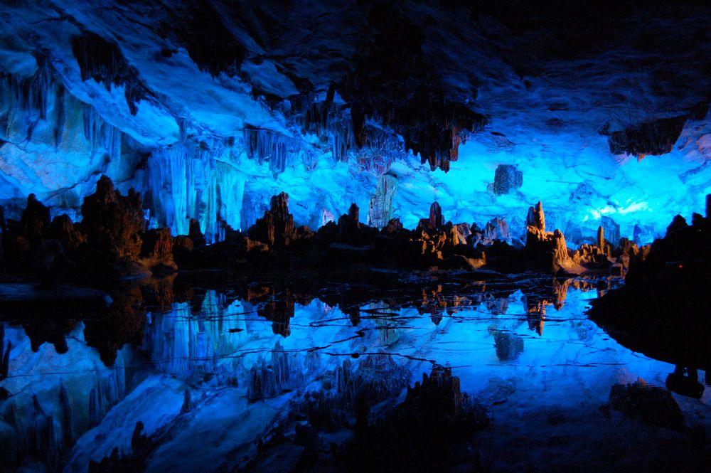 La grotte de la flûte de roseau (Chine) de Michel Soms 