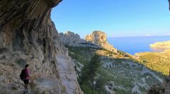 La grotte de l'ermite - Parc National des Calanques 