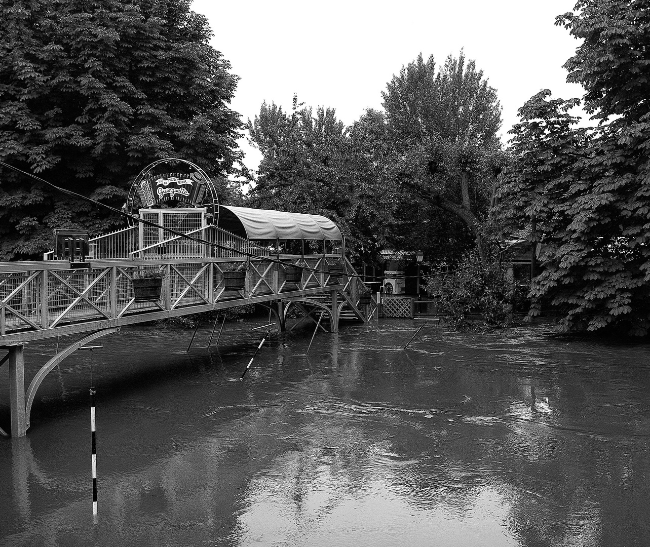 La guinguette ... les pieds dans l'eau ! 