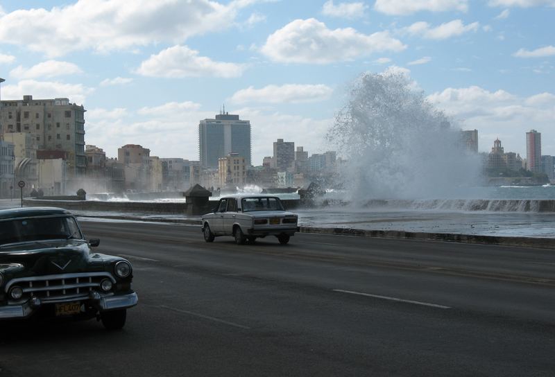 La Habana, Malecón in January 2007