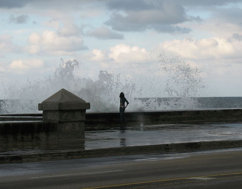 La Habana, Malecón in January 2007