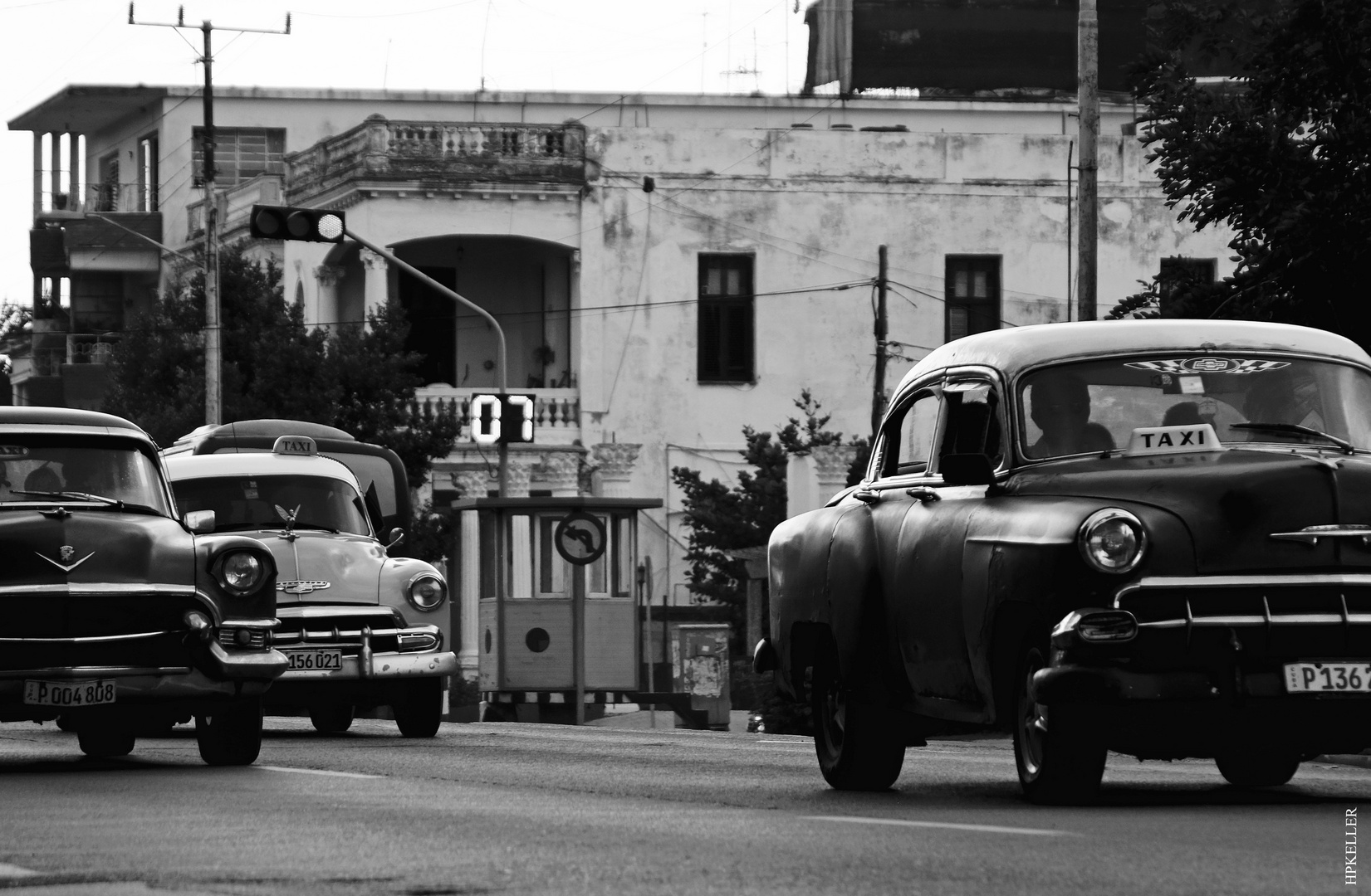 La Habana XLV, ...still 7 seconds green.