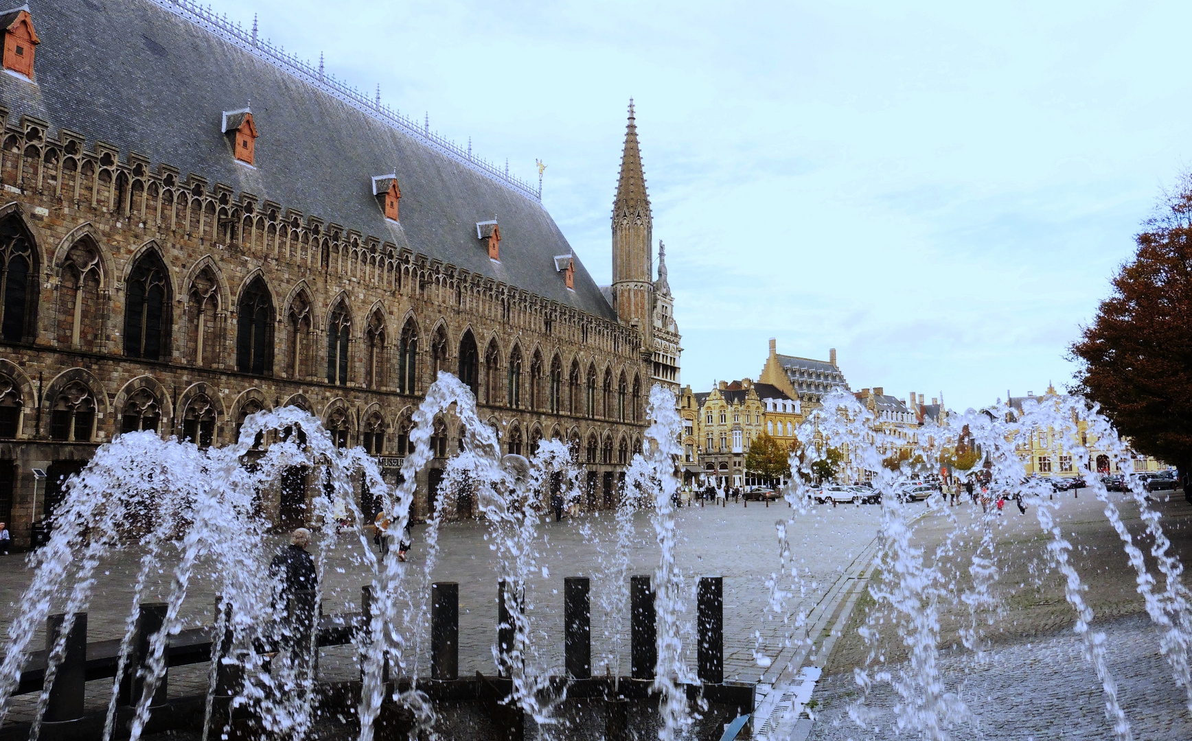 La halle aux draps à Ypres - Belgique