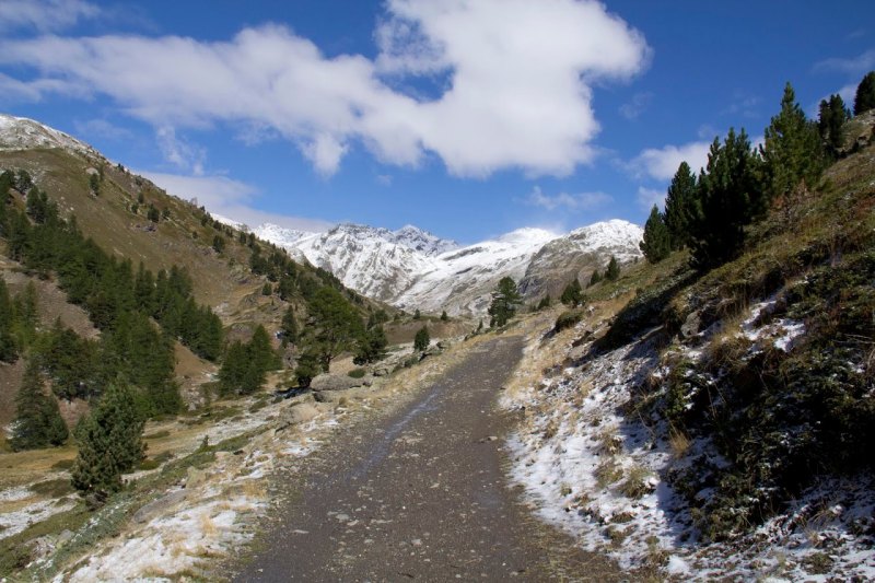 La haut sur la montagne