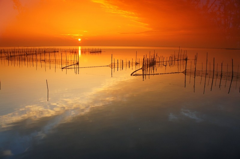 LA HORA MAGICA DE LA ALBUFERA DE VALENCIA