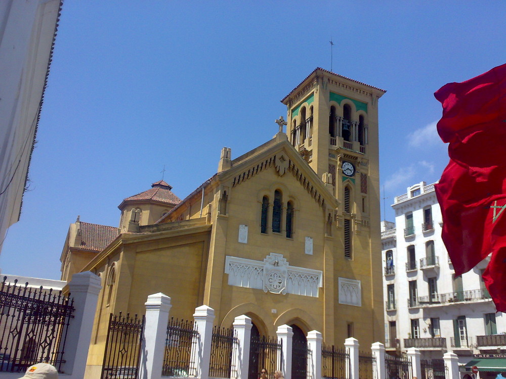 La Iglesia Católica de la ciudad de Tetouan ( Marruecos)