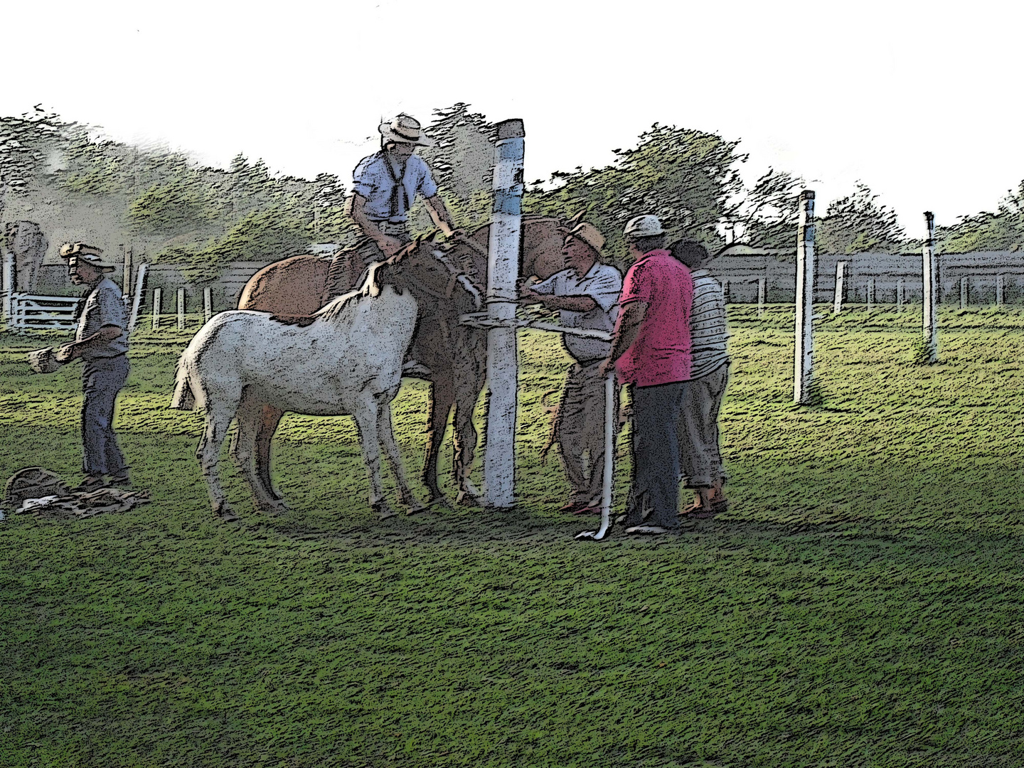 la jineteada