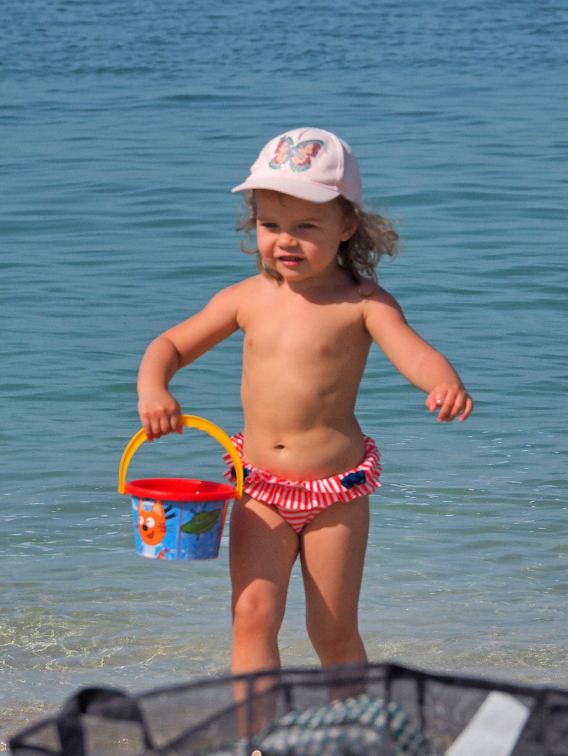 La joie des enfants à la mer - Une plage de Jumeira