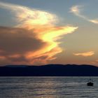 La laguna al atardecer