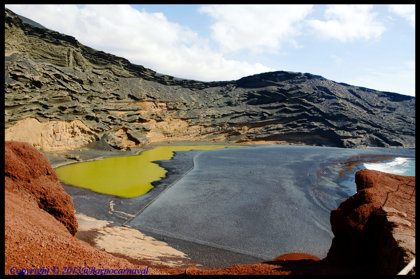 La laguna de Clicos (Lanzarote)