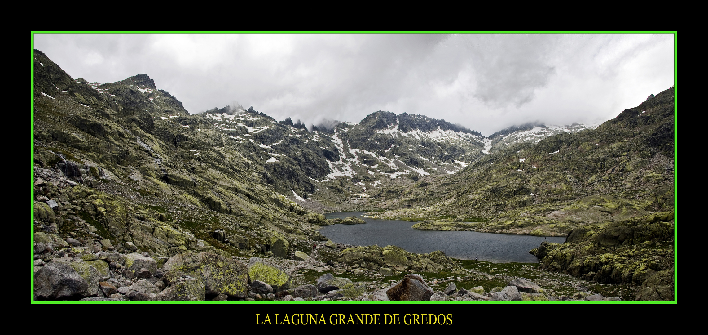 La laguna grande de Gredos. Avila