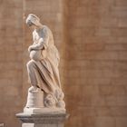 La laitière, monument à l'église Saint-Nicolas dans le centre historique de Bruxelles. 