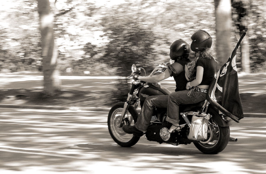 LA LIBERTAD VIAJA EN UNA HARLEY.