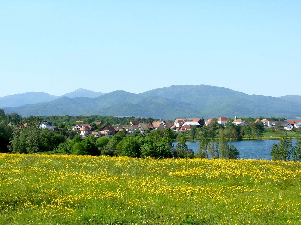 La ligne bleue des Vosges.