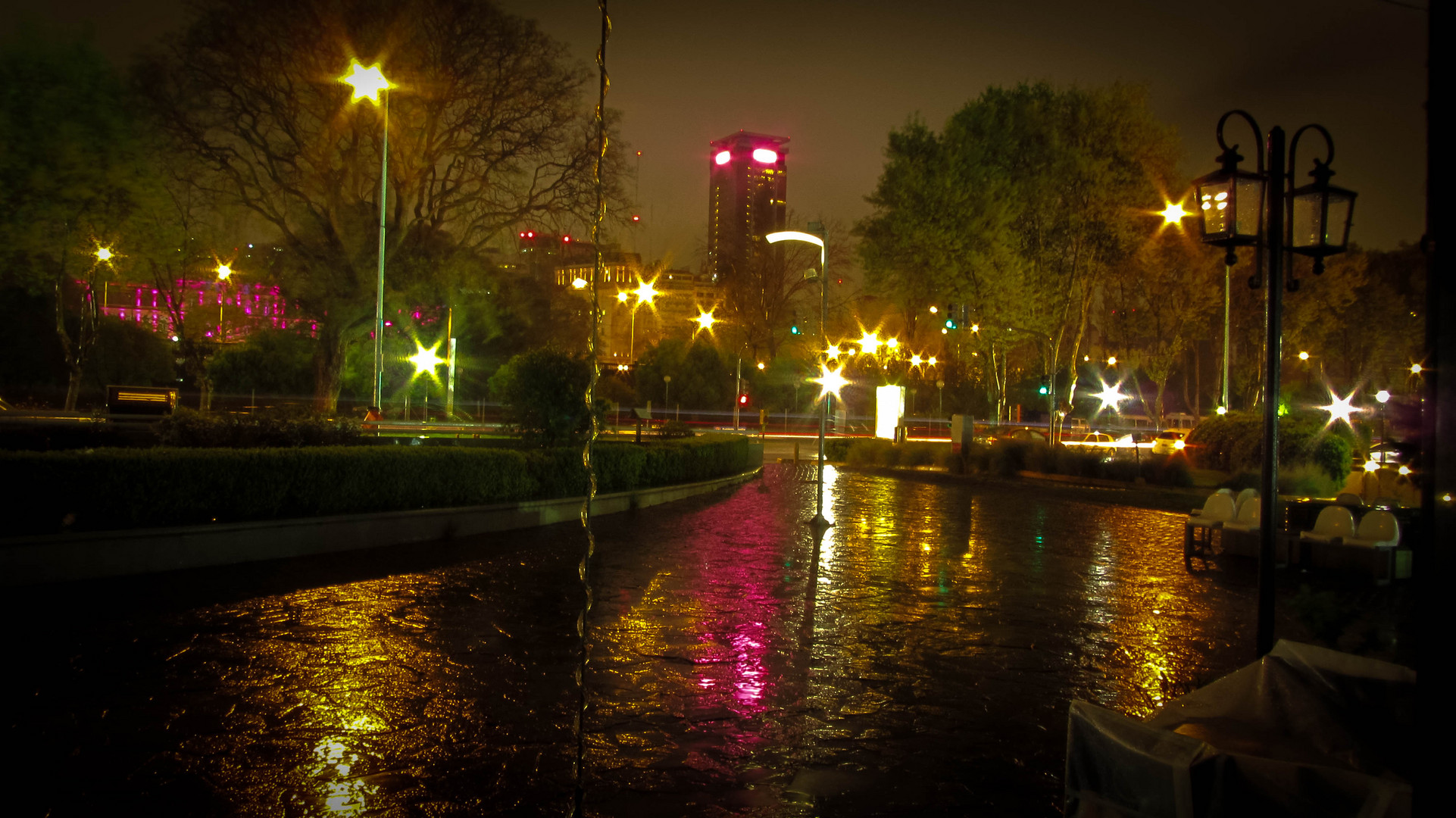 La lluvia y su luz