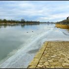 La Loire à Orléans (Loiret) le 14 février 2012