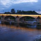 La Loire in Orléans by night