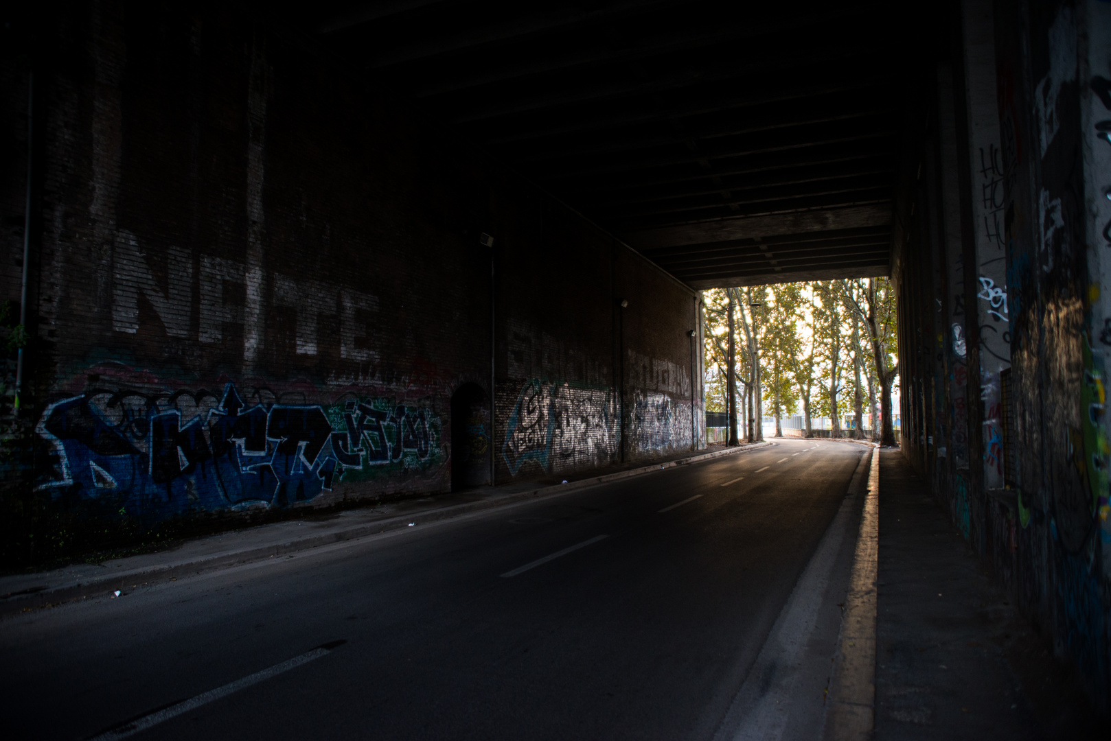 la luce in fondo al tunnel