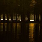 la lumière dans le lac Soustons